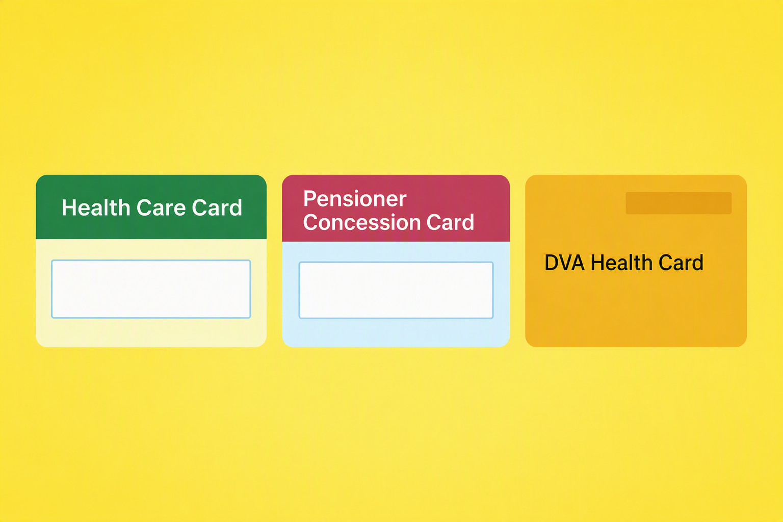 Cards for energy concessions